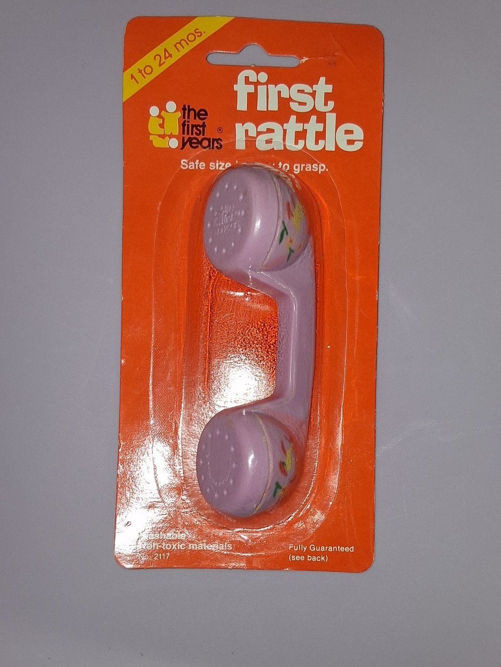 Vintage The First Years Telephone First Rattle Baby Pretend Play Toy